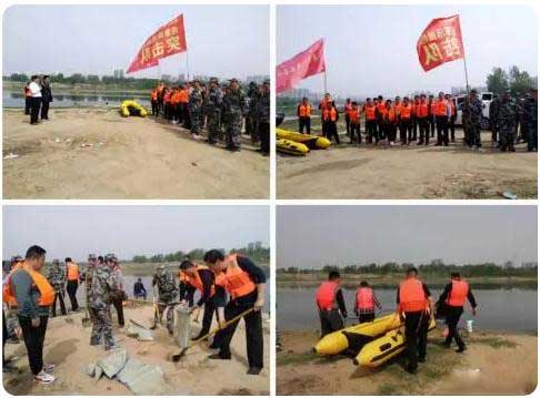 宛城区溧河乡|防汛练习训练提才能,未雨缱绻保安然
