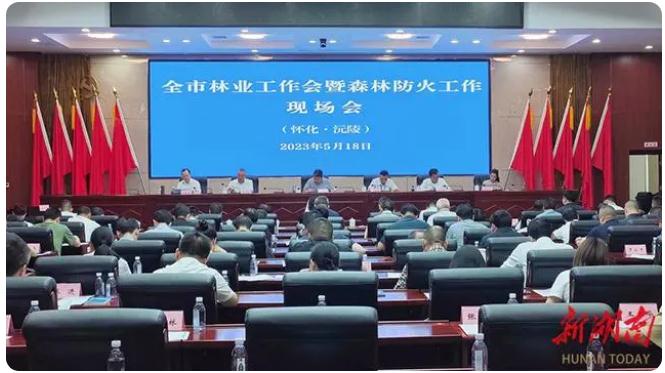 怀化市林业任务暨丛林防火任务现场会在沅陵县召开