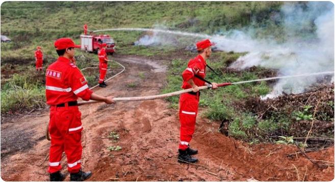 以练为战，应急练习训练正当时|永兴县太和镇睁开丛林防火应急练习训练